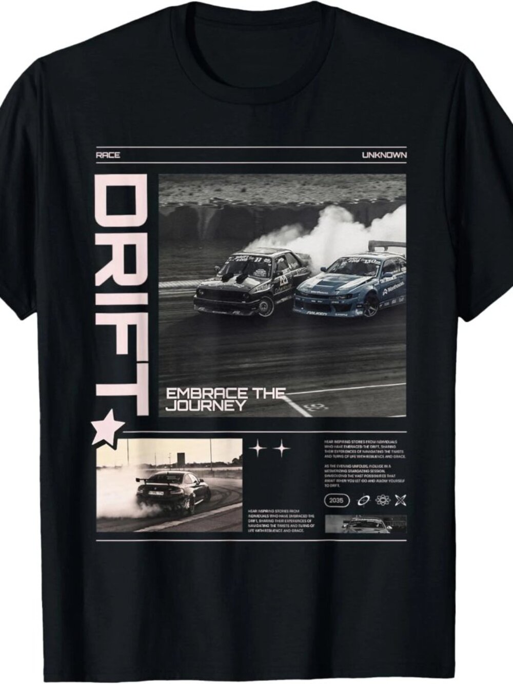 Cool Retro Vintage Japanese JDM Tokyo Japan Drift Race Car T-Shirt 251